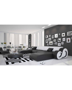 Grand sofa d'angle design COTTA