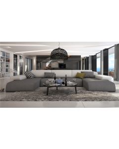 Grand canapé d'angle design BAPA LARGE