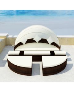 Grand salon bain de soleil modulable design SIAM